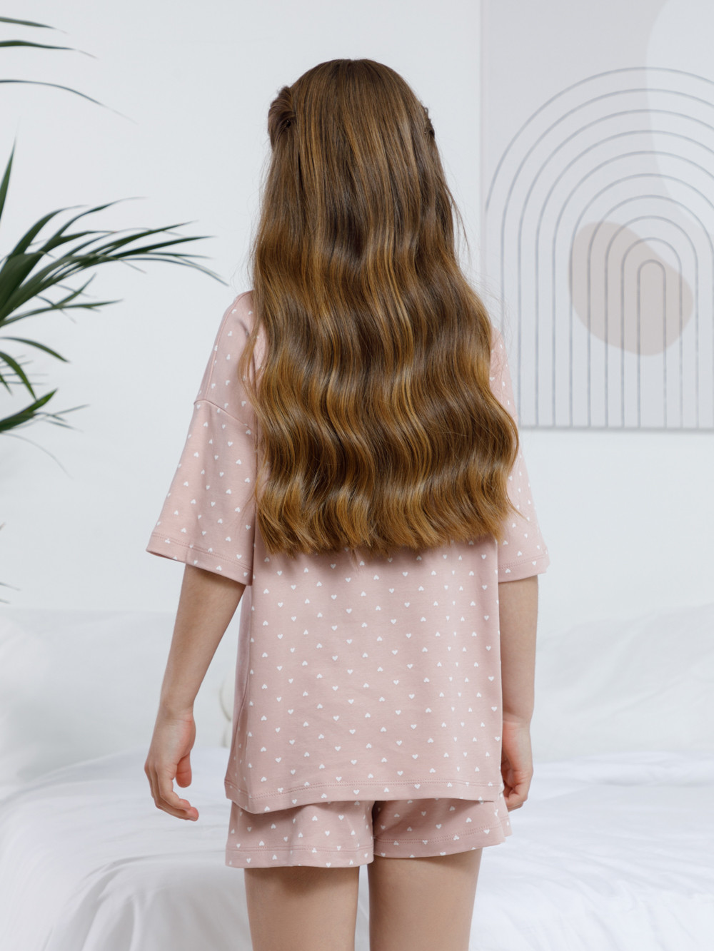 Пижама для девочки, артикул: МП 1656-1, цвет: коричневый, фото 5