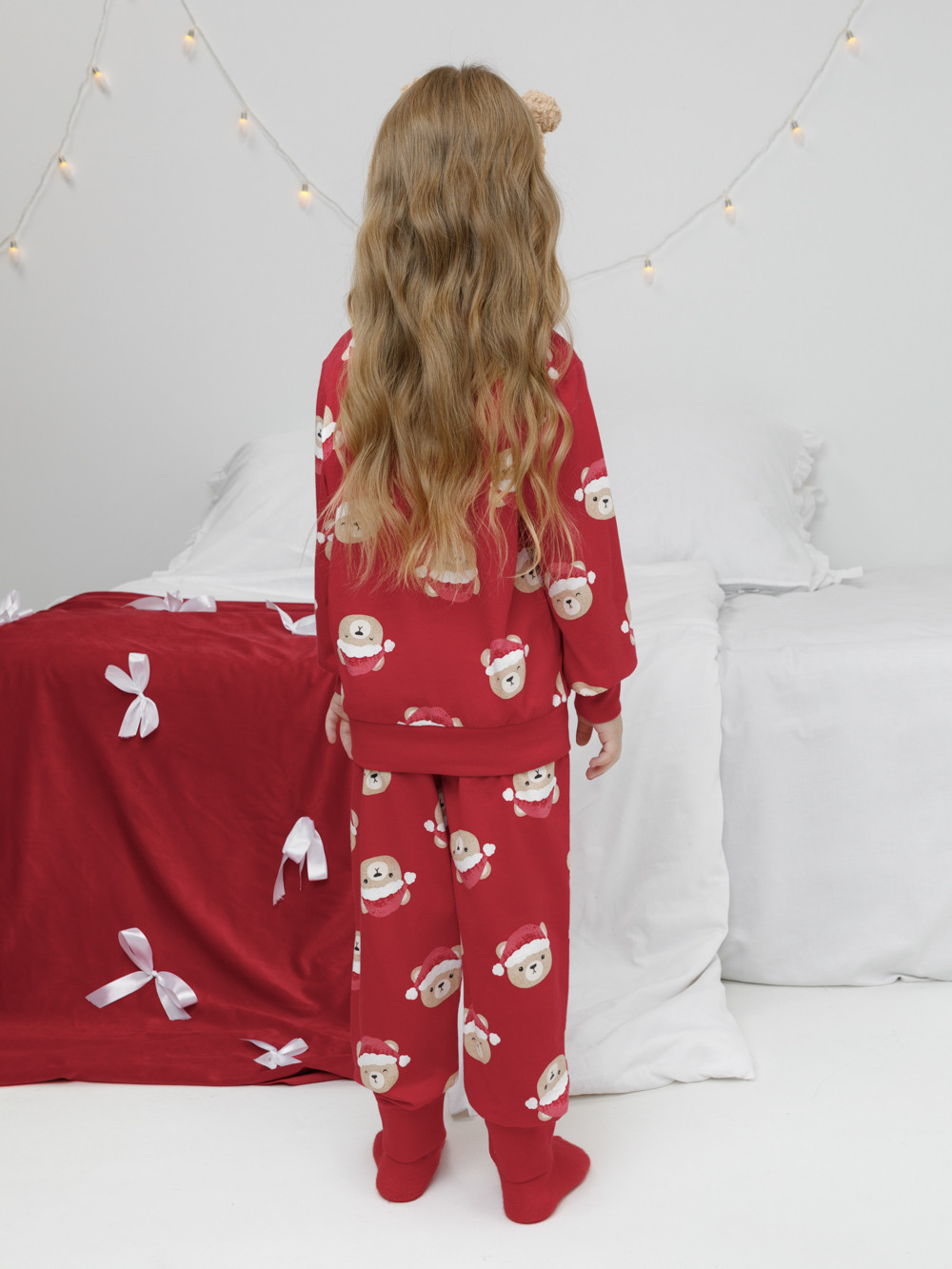 Пижамы, артикул: К 1663, цвет: красный, фото 5