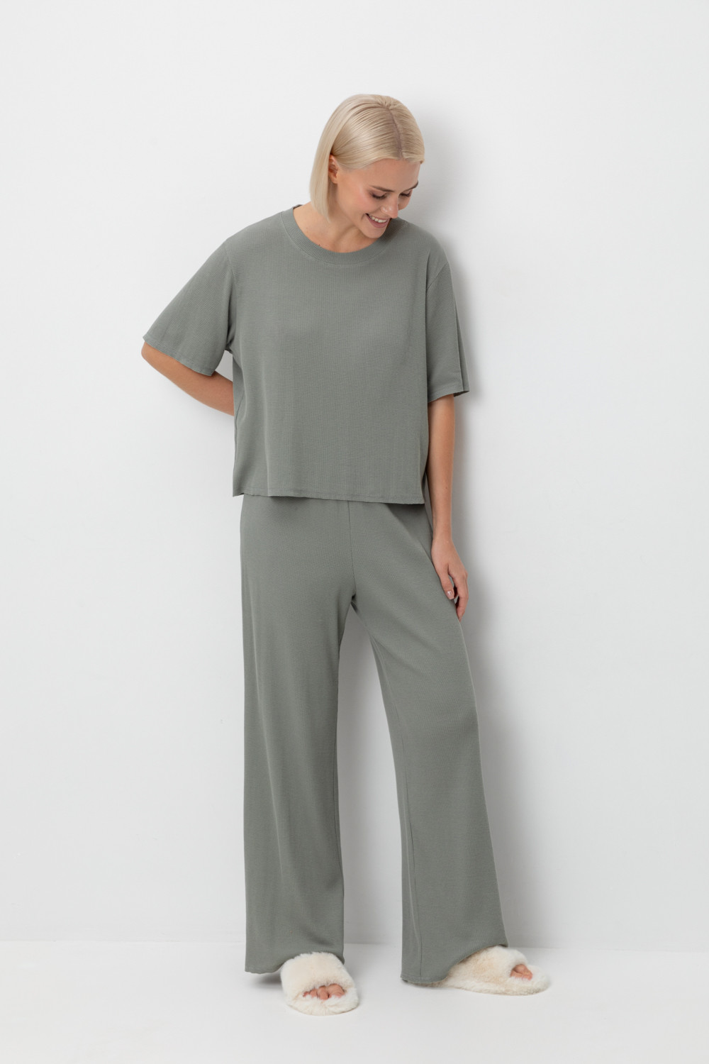 Комплекты для дома для мам, артикул: Е 20150, цвет: зеленый, фото 5