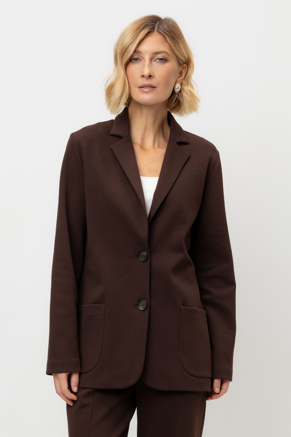 Жакеты, куртки женские для мам, артикул: ЕВТ 3241, цвет: коричневый, фото 5