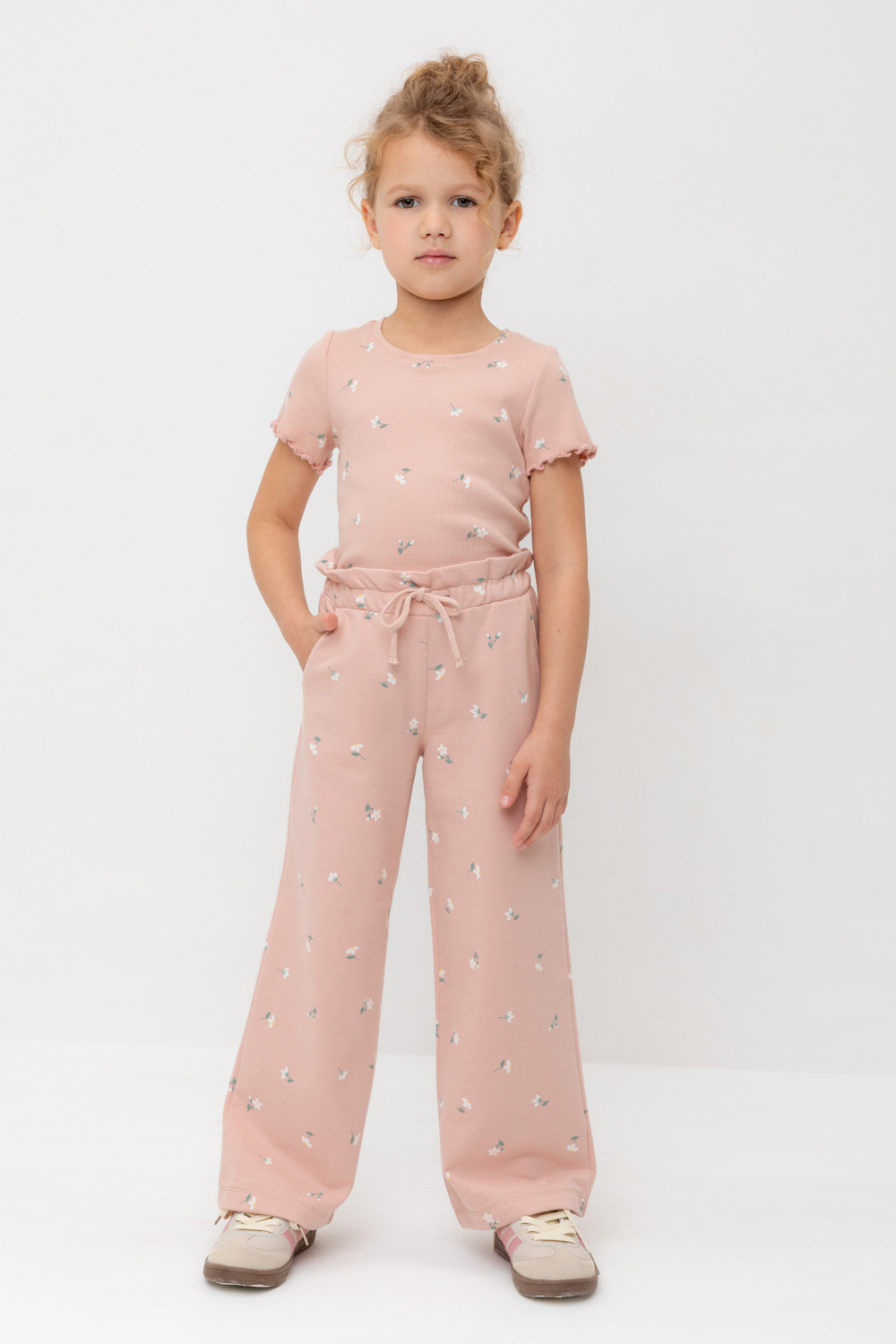 Брюки для девочки, артикул: КР 400798, цвет: розовый, фото 5