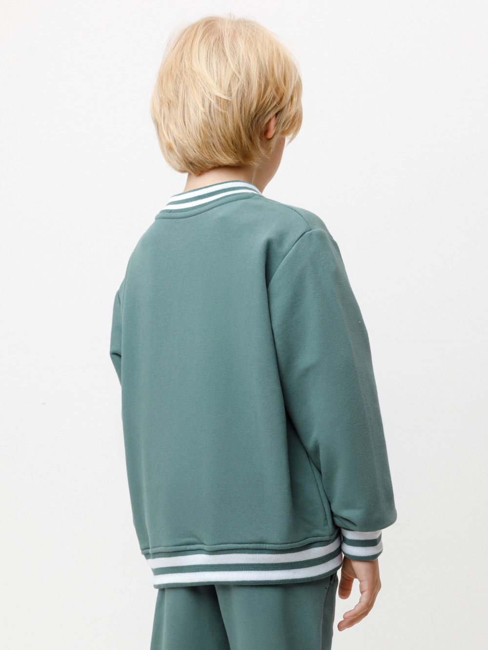 Жакет для мальчика, артикул: КР 302678-1, цвет: зеленый, фото 5