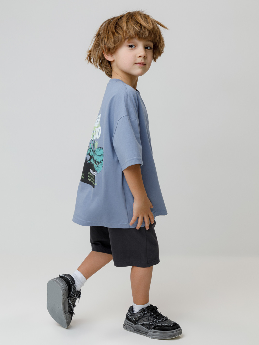 Шорты для мальчика, артикул: КР 400604, цвет: темно-серый, фото 5