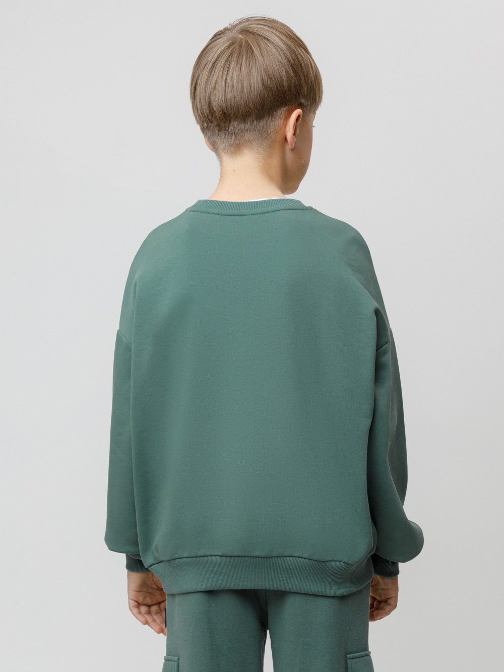 Свитшоты для мальчика, артикул: КР 302843, цвет: зеленый, фото 5