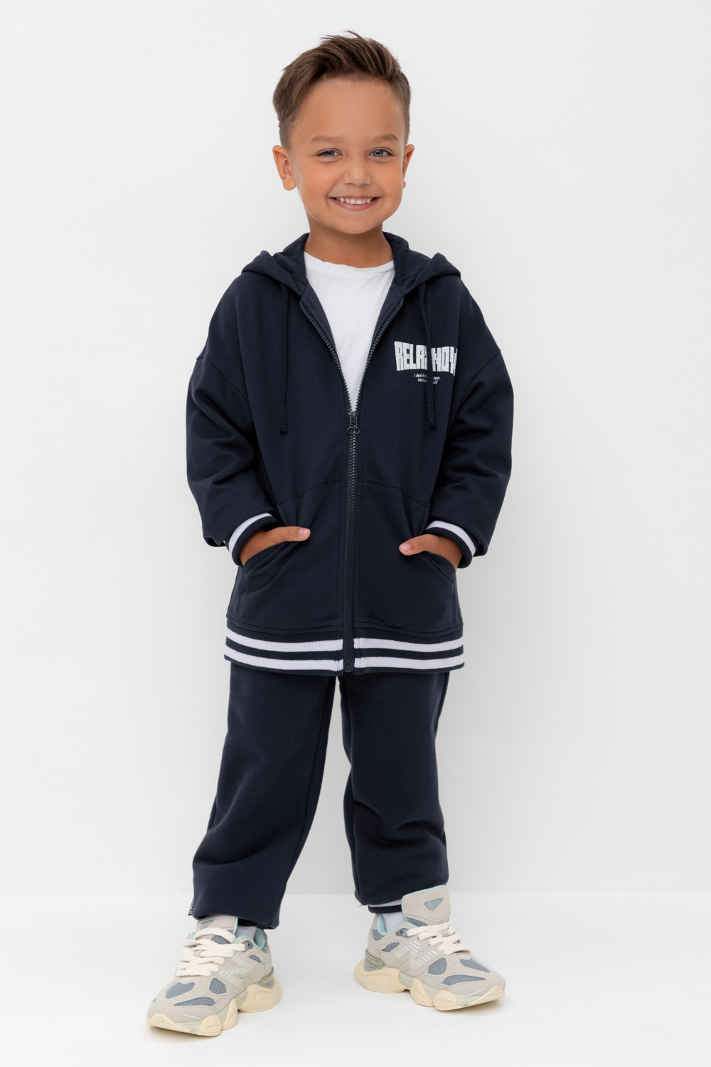 Брюки для мальчика, артикул: КР 400784, цвет: темно-синий, фото 5