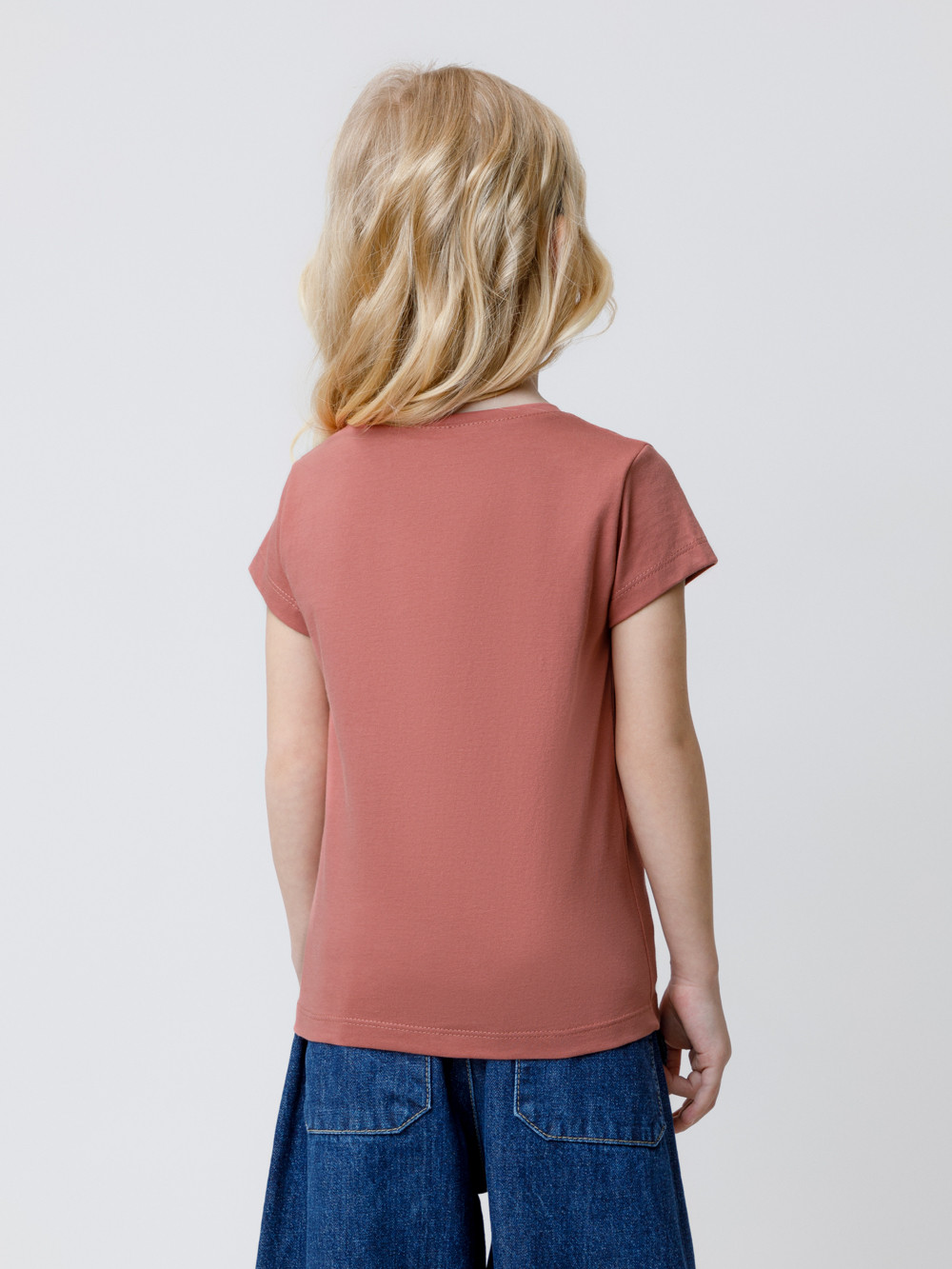 Футболка для девочки, артикул: КП 302763, цвет: коричневый, фото 5