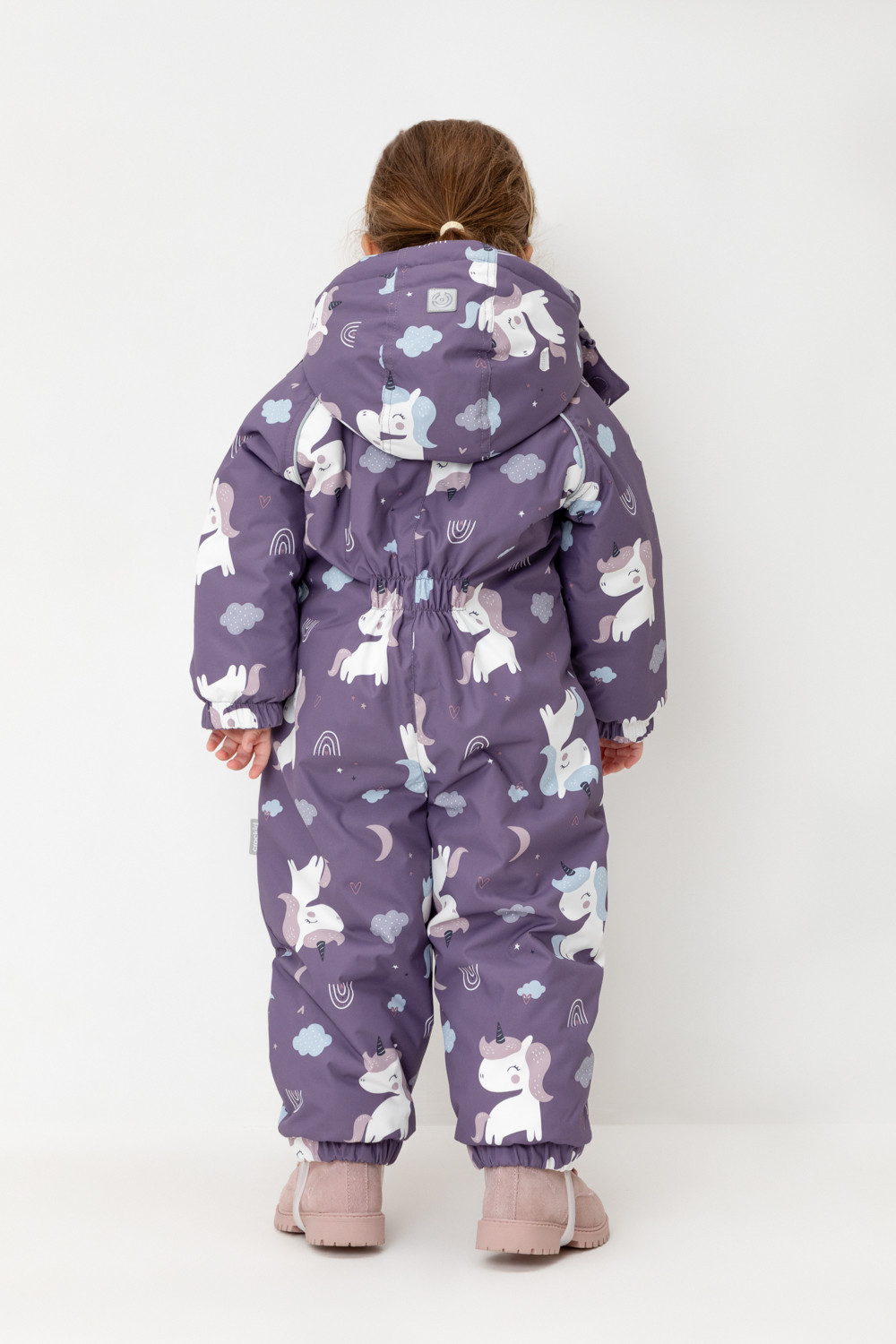 Комбинезоны утепленные для девочки, артикул: ВК 60113/н/5 УЗГ, цвет: фиолетовый, фото 5