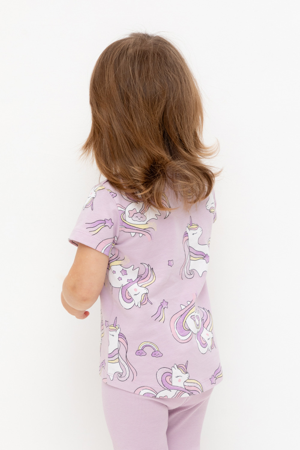 Футболка для девочки, артикул: КР 302686, цвет: фиолетовый, фото 5