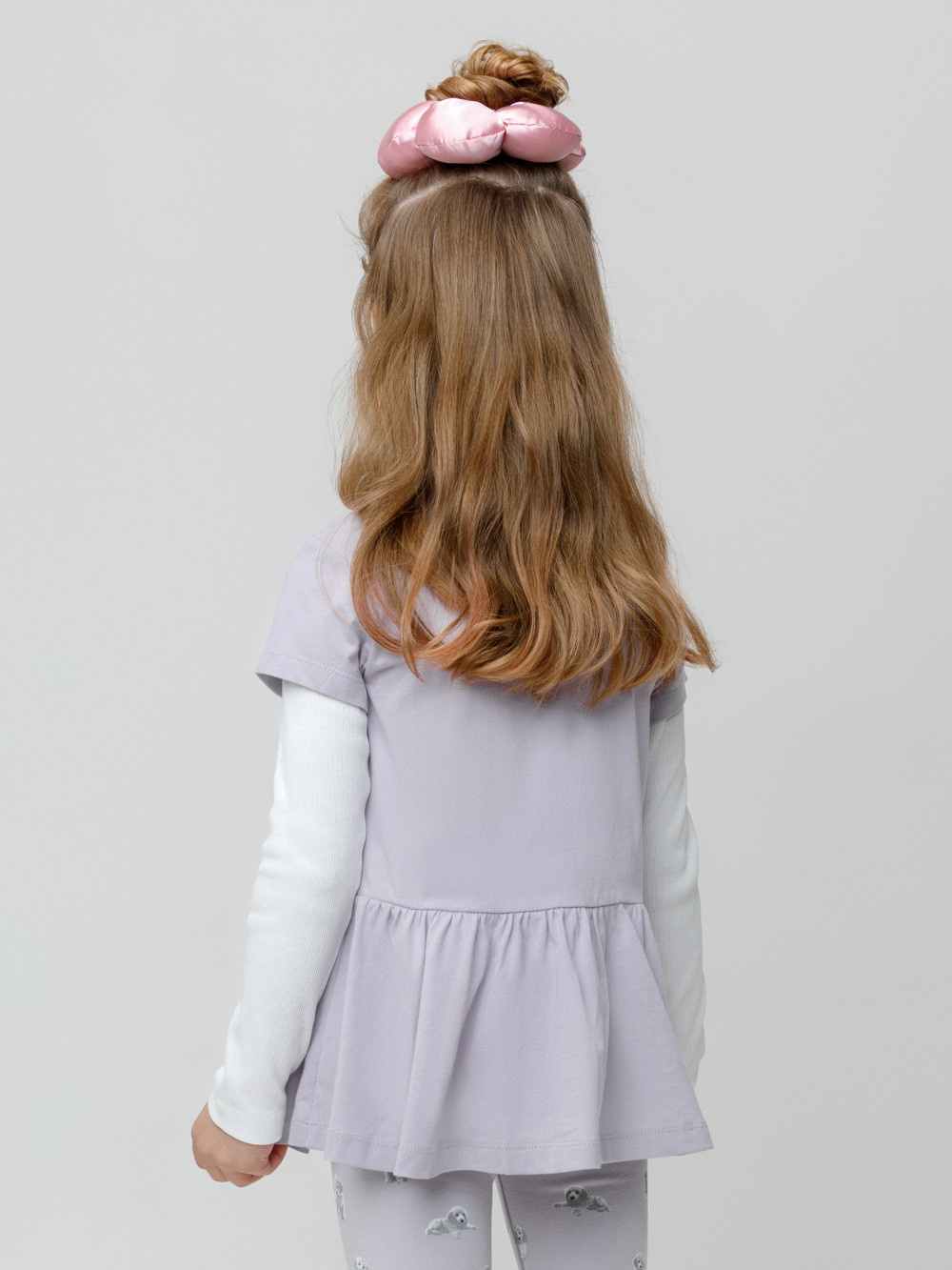 Блузка для девочки, артикул: КР 302881, цвет: фиолетовый, фото 5