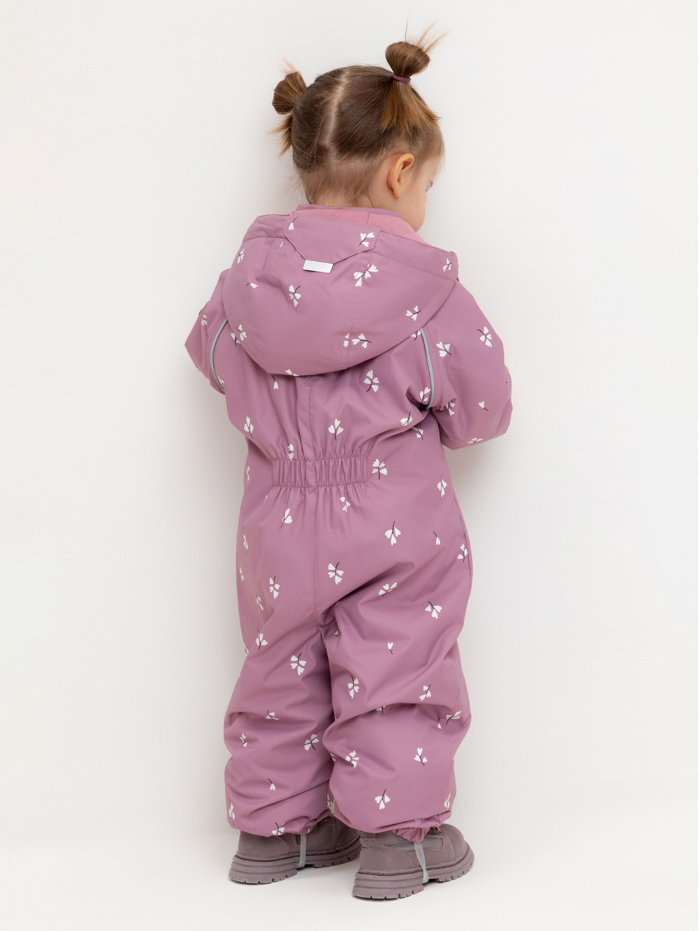 Комбинезоны утепленные для девочки, артикул: ВК 60085/н/51 Ал, цвет: бордовый, фото 5