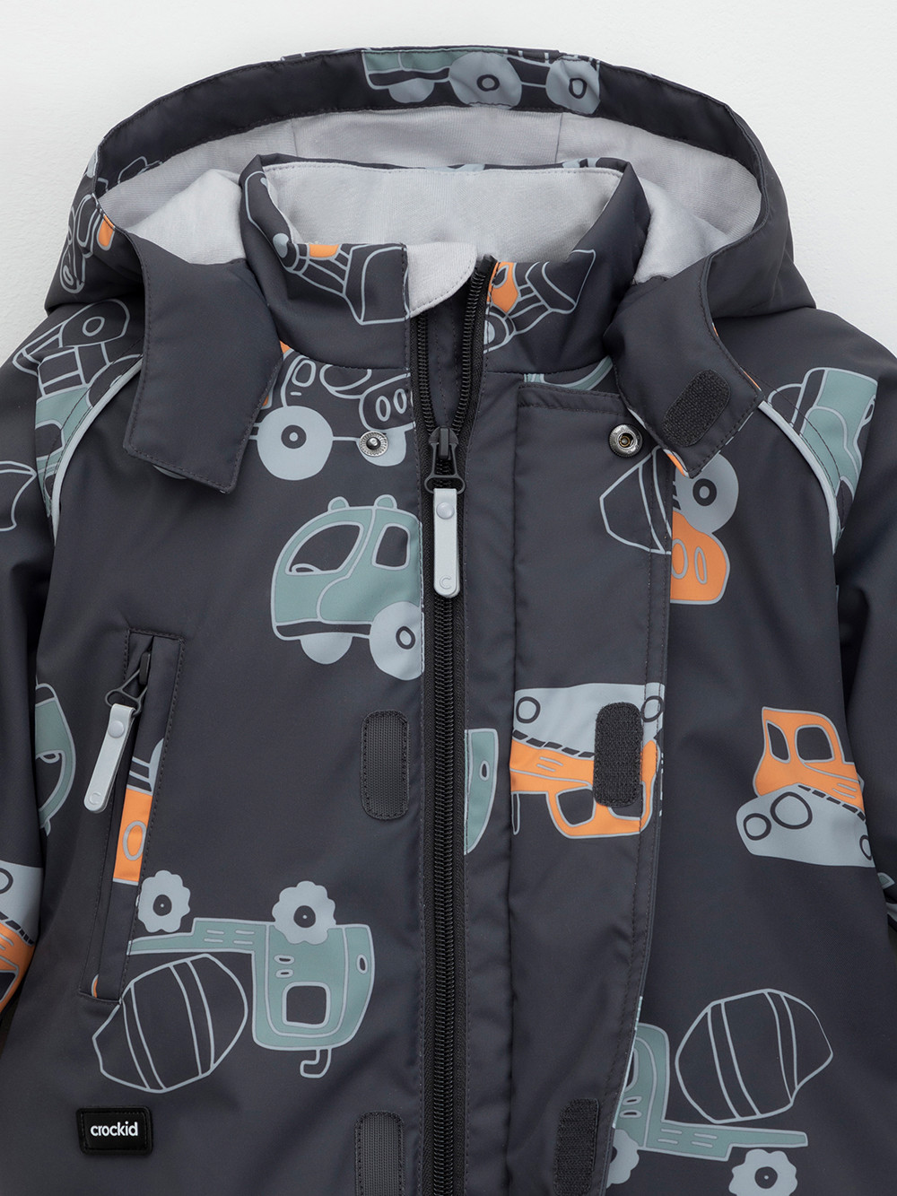 Комбинезоны утепленные для мальчика, артикул: ВК 60085/н/79 Ал, цвет: темно-серый, фото 5