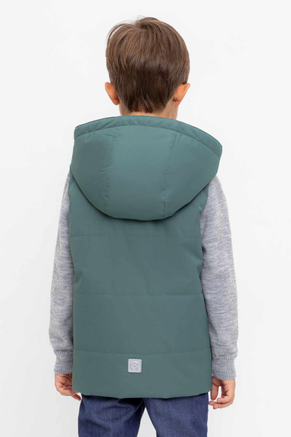 Жилеты для мальчика, артикул: ВК 35011/14 ГР (128-158), цвет: зеленый, фото 5