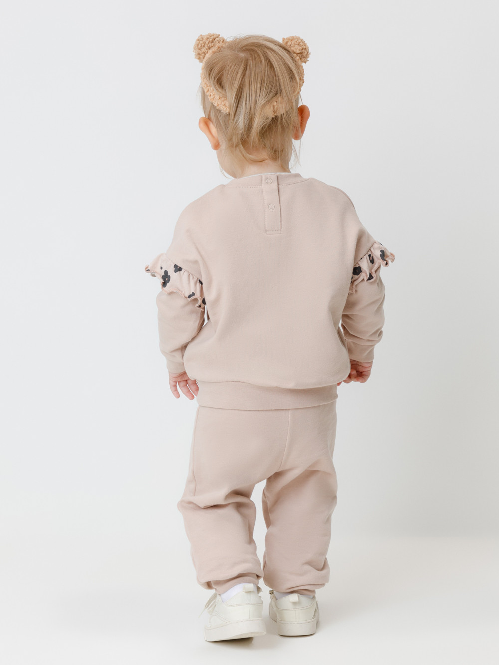 Брюки для девочки, артикул: КР 400863, цвет: бежевый, фото 5