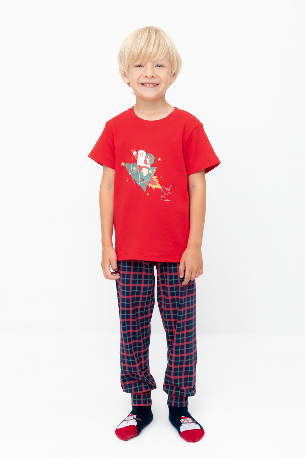 Пижама для мальчика, артикул: К 1554, цвет: красный, фото 5