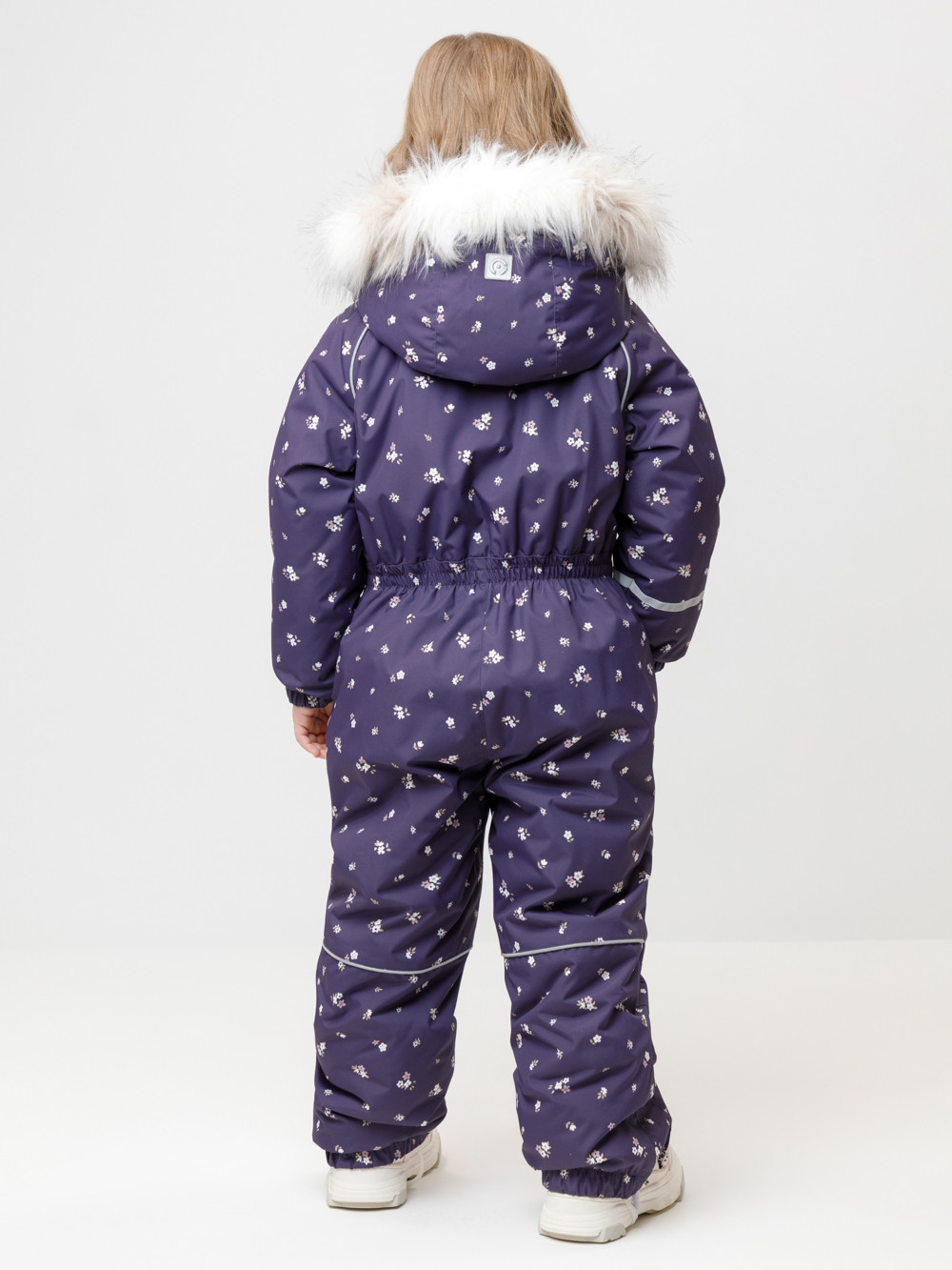 Комбинезоны утепленные для девочки, артикул: ВК 60098/н/11 ГР, цвет: бордовый, фото 5