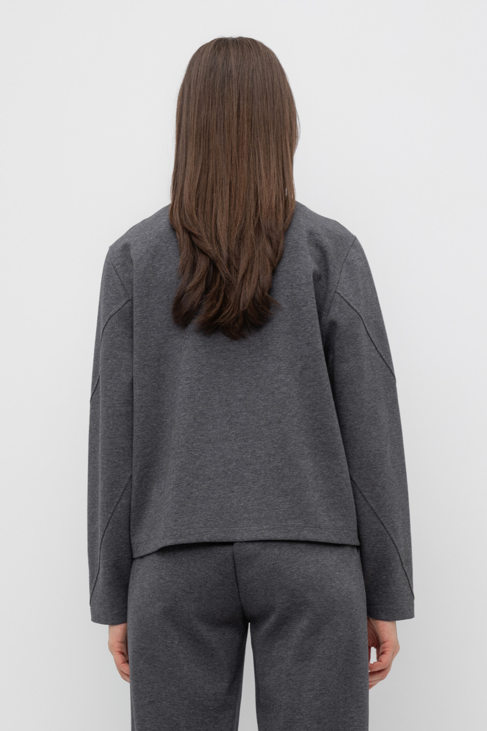 Жакеты, куртки женские для мам, артикул: ЕВТ 3252, цвет: темно-серый, фото 5