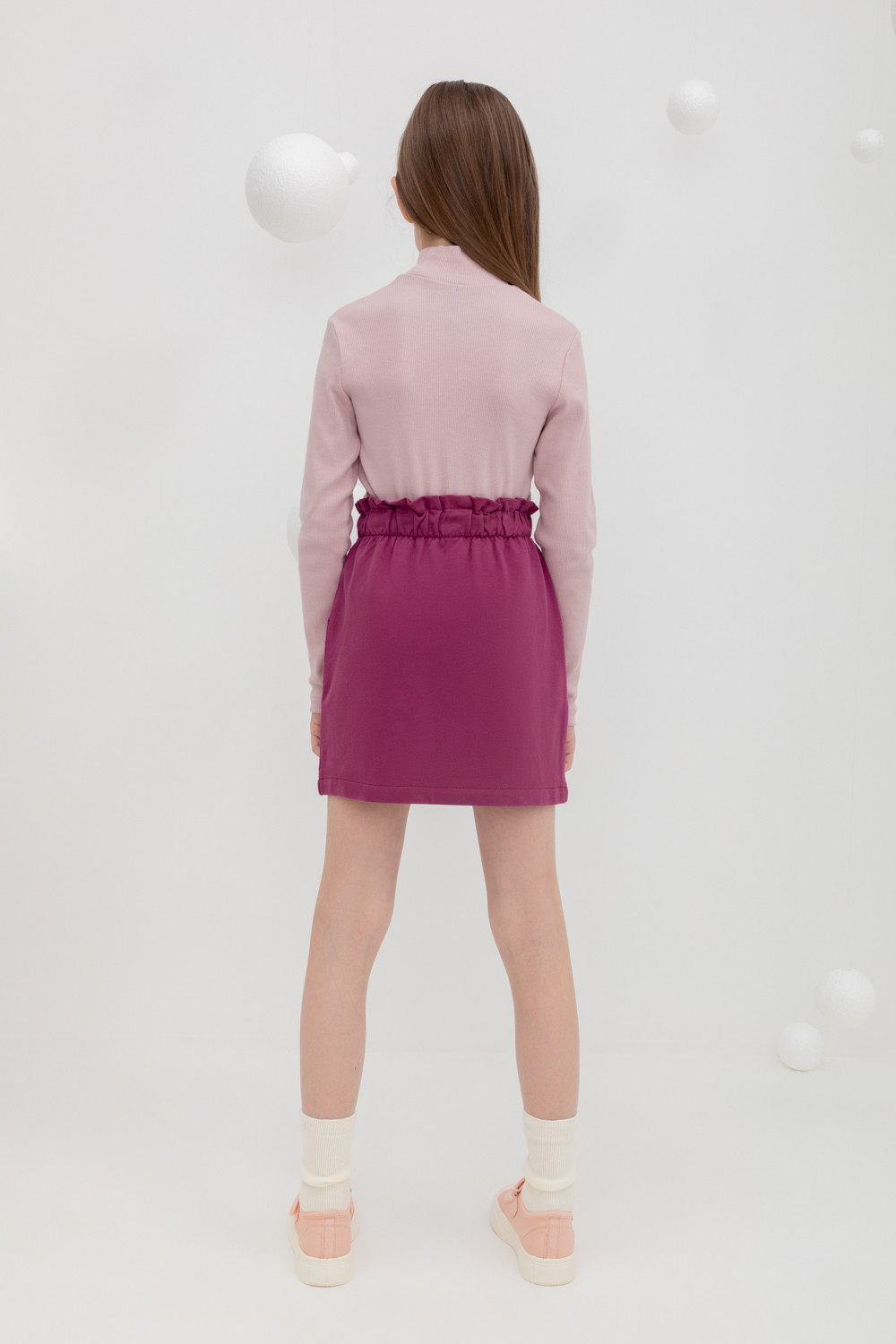 Юбка для девочки, артикул: КР 7133, цвет: фиолетовый, фото 5