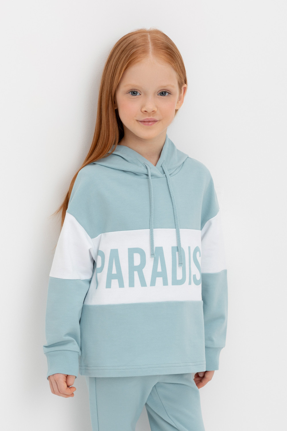 Джемпер для девочки, артикул: К 301691, цвет: голубой, фото 5