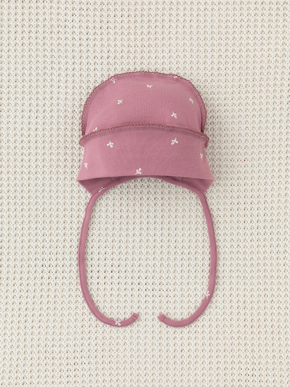 Шапочка ясельная для новорожденных, артикул: К 8176, цвет: розовый, фото 5