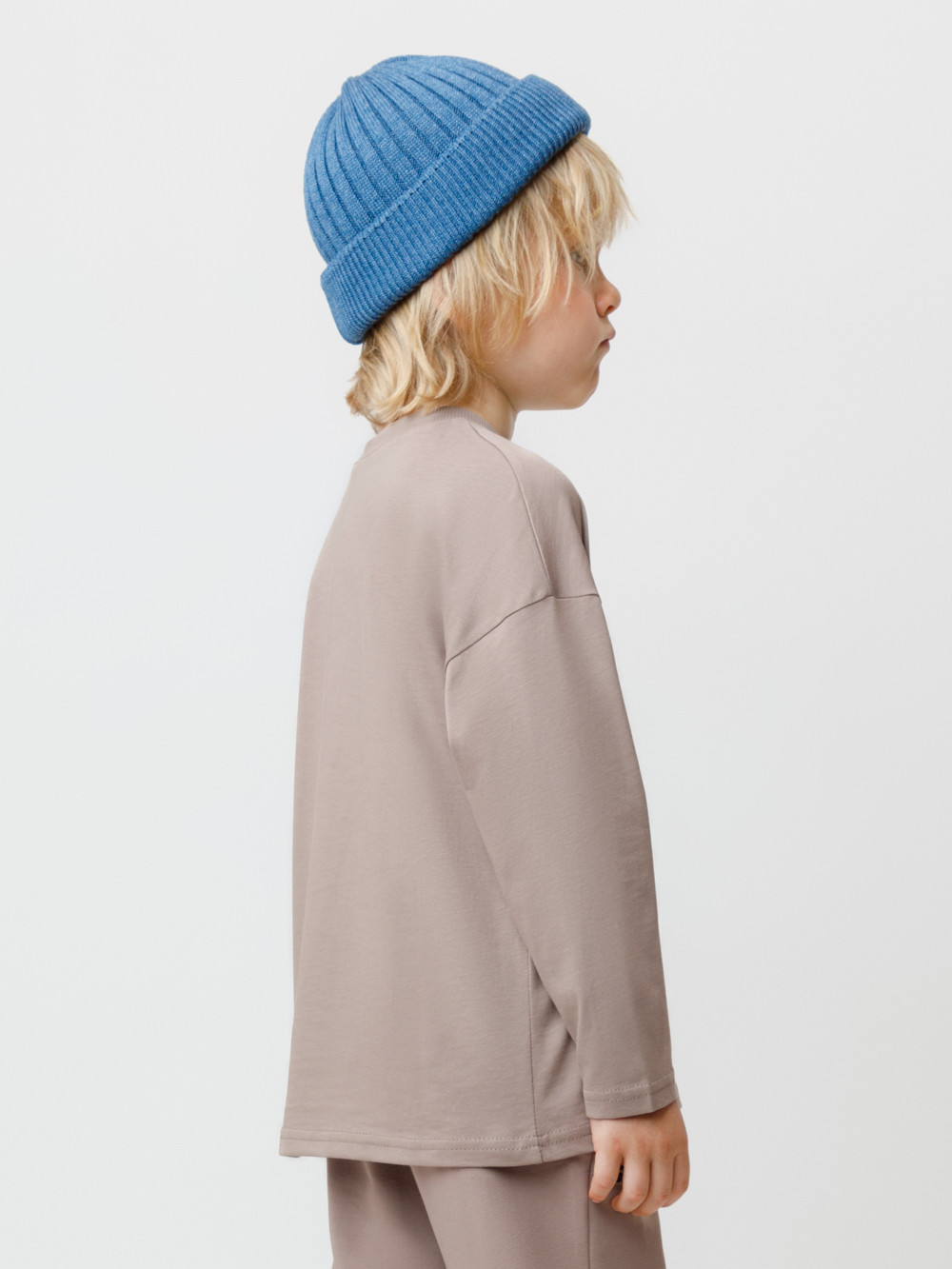 Лонгсливы для мальчика, артикул: МП 302892, цвет: коричневый, фото 5