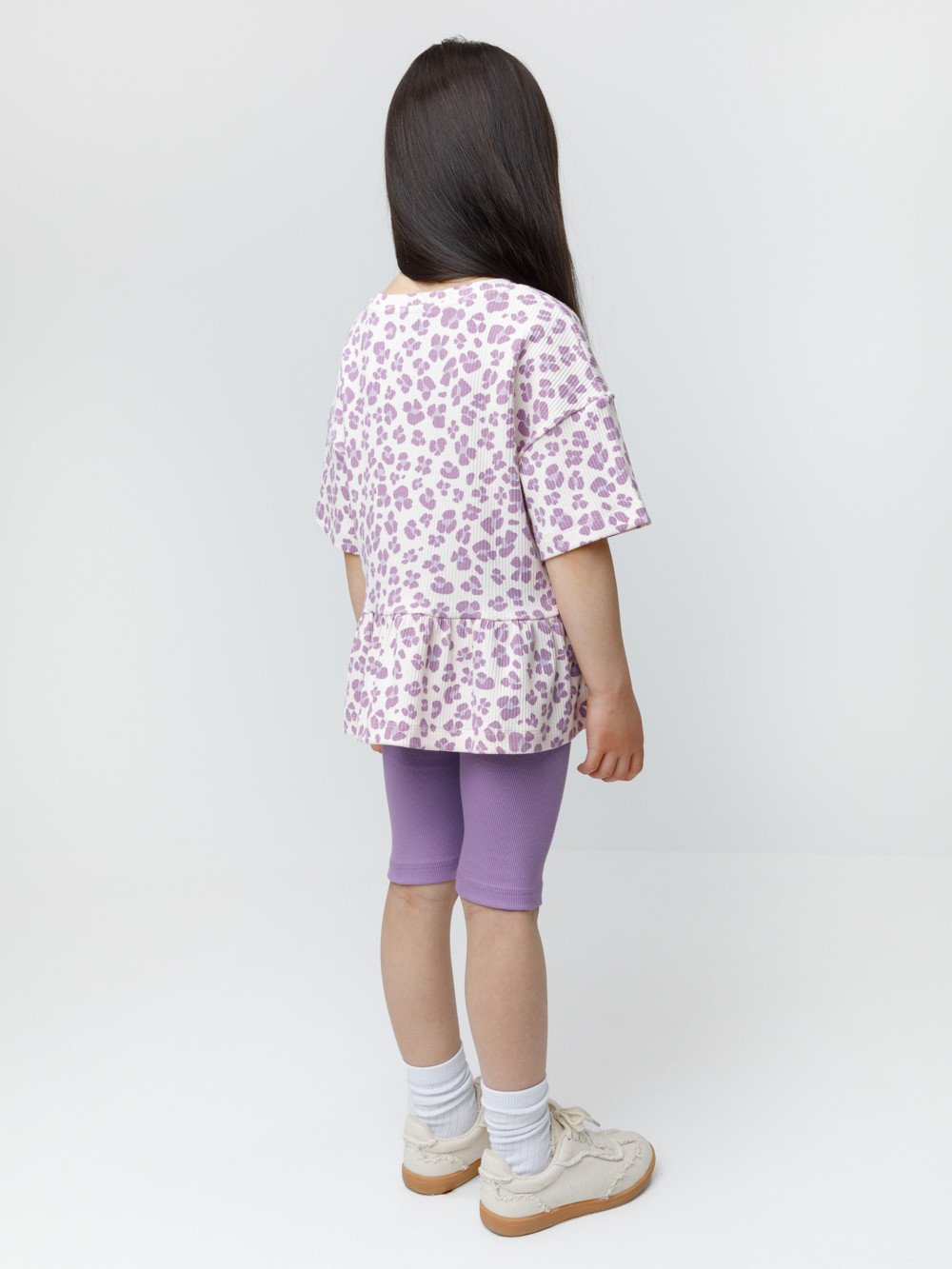 Велосипедки для девочки, артикул: КР 400556, цвет: фиолетовый, фото 5