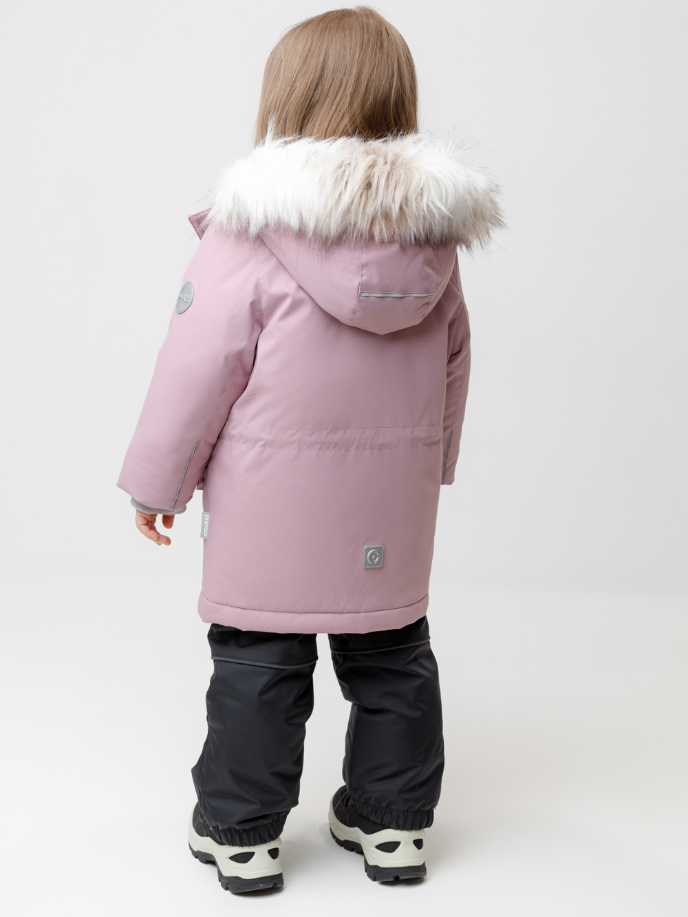 Куртка для девочки, артикул: ВК 38112/5 ГР, цвет: светло-розовый, фото 5