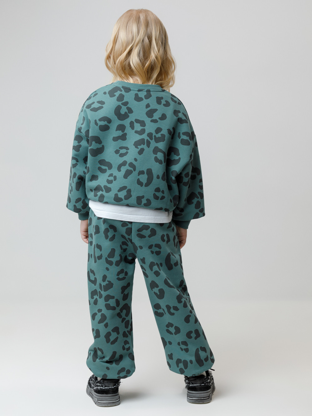 Брюки для девочки, артикул: КР 400887, цвет: зеленый, фото 5