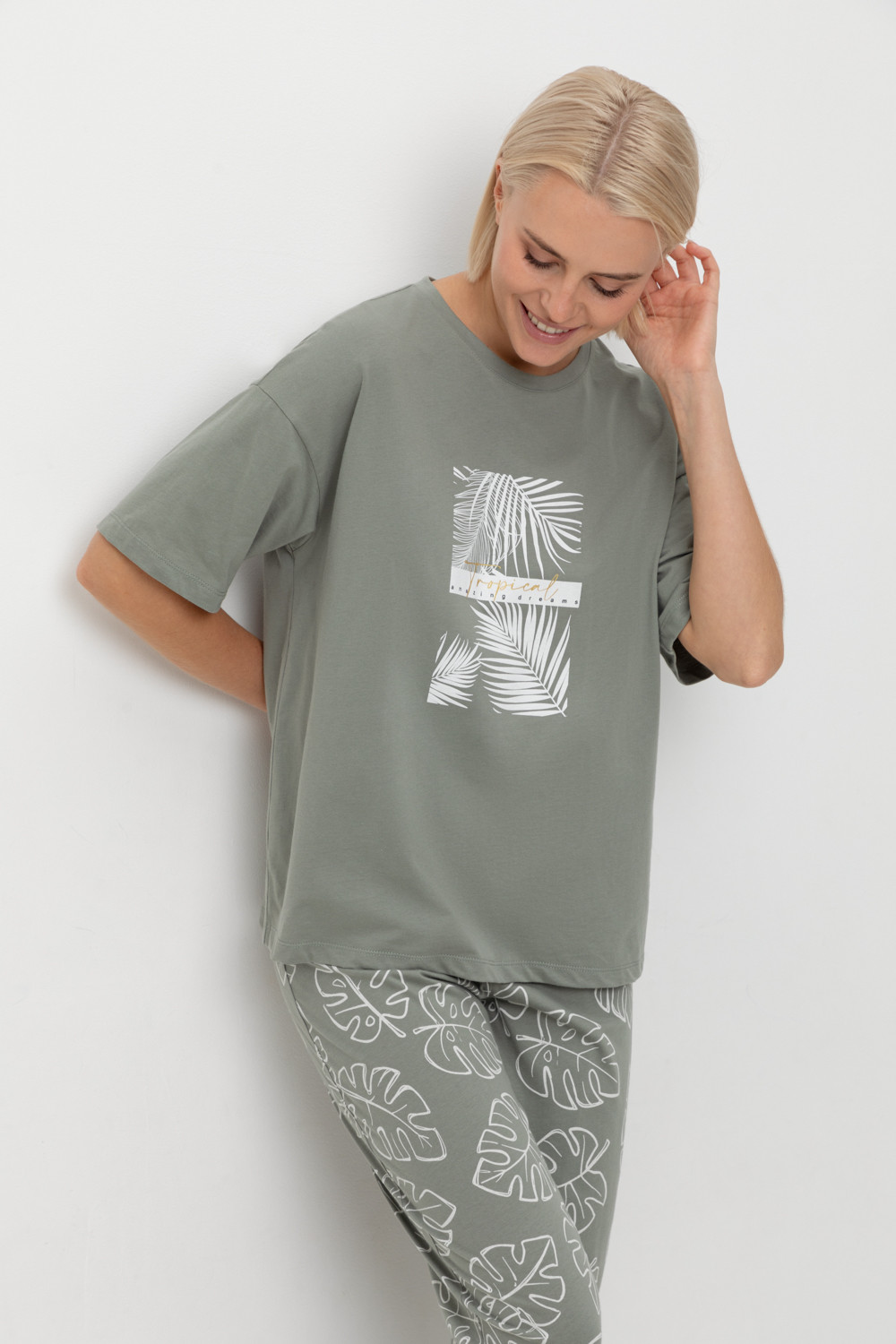 Комплекты для дома для мам, артикул: Е 20142, цвет: зеленый, фото 5