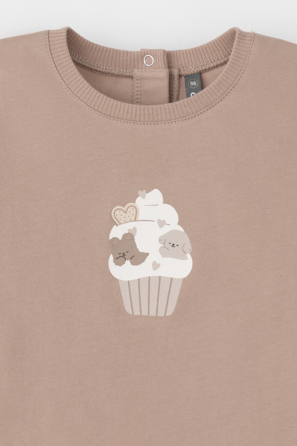 Футболка для девочки, артикул: КР 302556, цвет: бежевый, фото 5