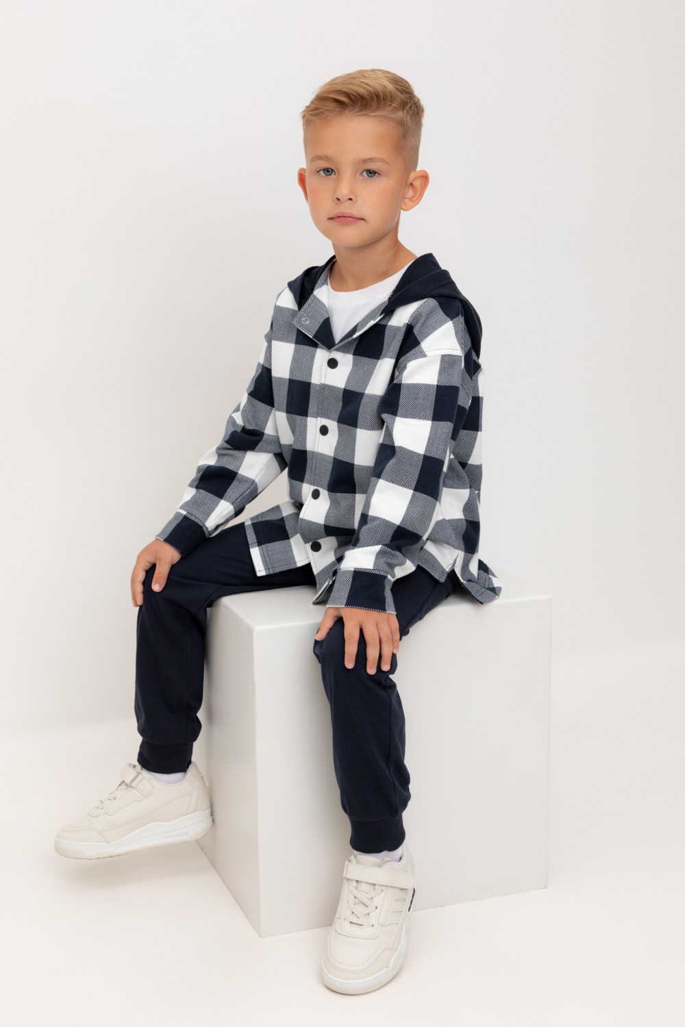 Рубашки для мальчика, артикул: КР 302681, цвет: черный3, фото 5