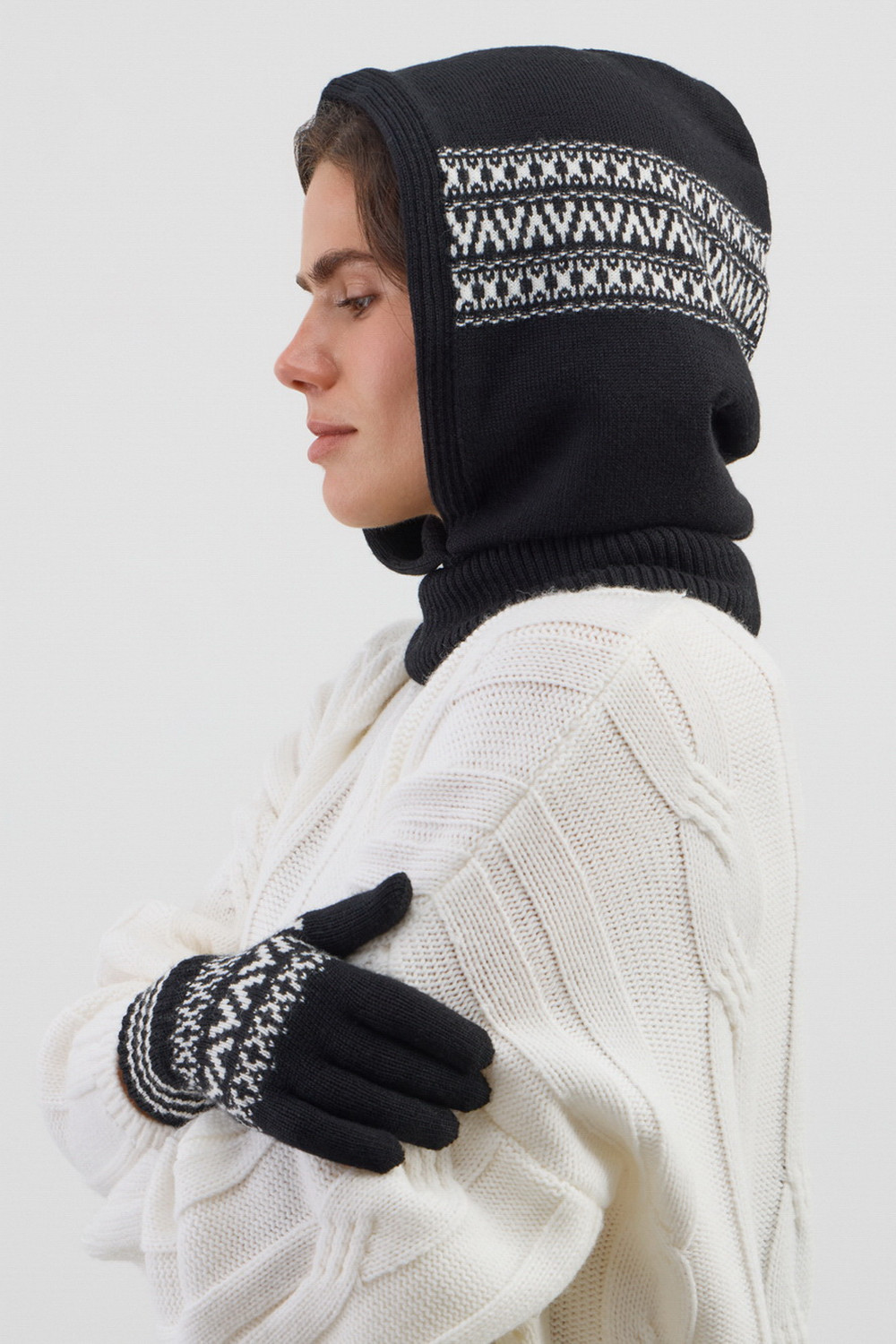 Шапки для мам, артикул: ЕВ 20014/ш, цвет: черный, фото 5