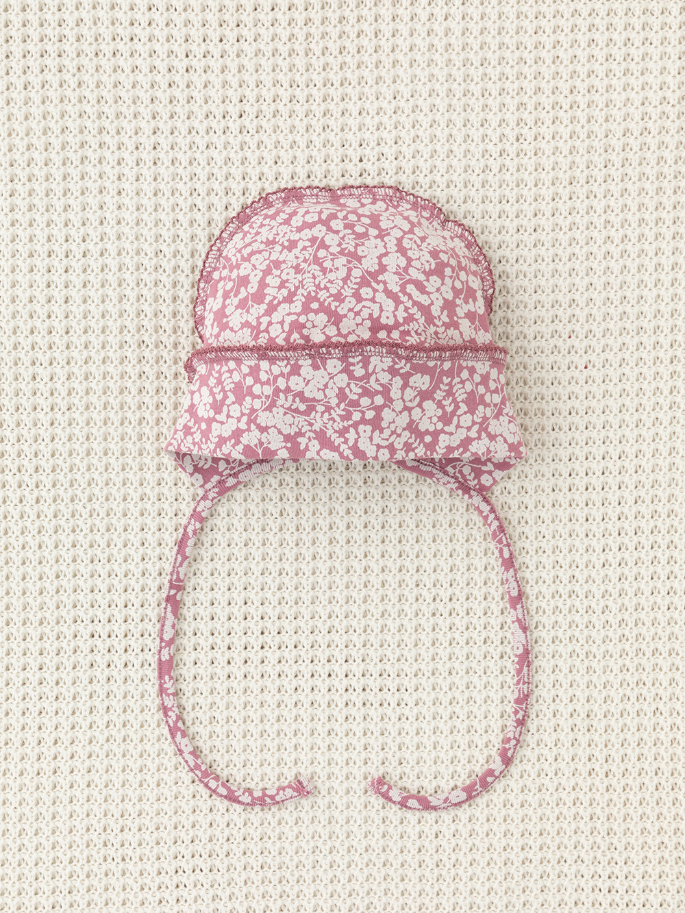 Шапочка ясельная для новорожденных, артикул: К 8176, цвет: розовый, фото 5