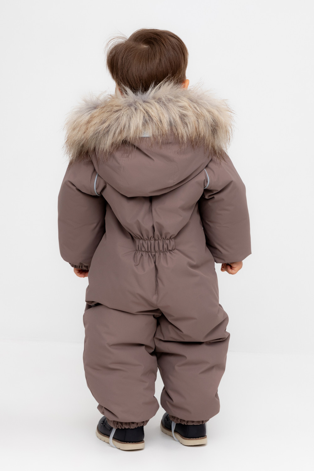 Комбинезоны утепленные для мальчика, артикул: ВК 60106/5 УЗГ, цвет: кофейный, фото 5