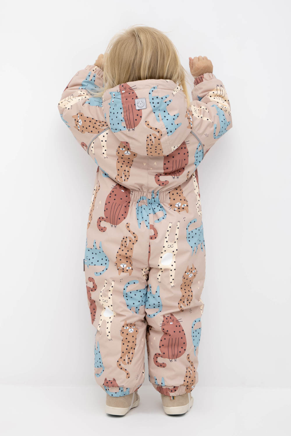 Комбинезоны утепленные для девочки, артикул: ВК 60032/н/27 Ал, цвет: розовый, фото 5