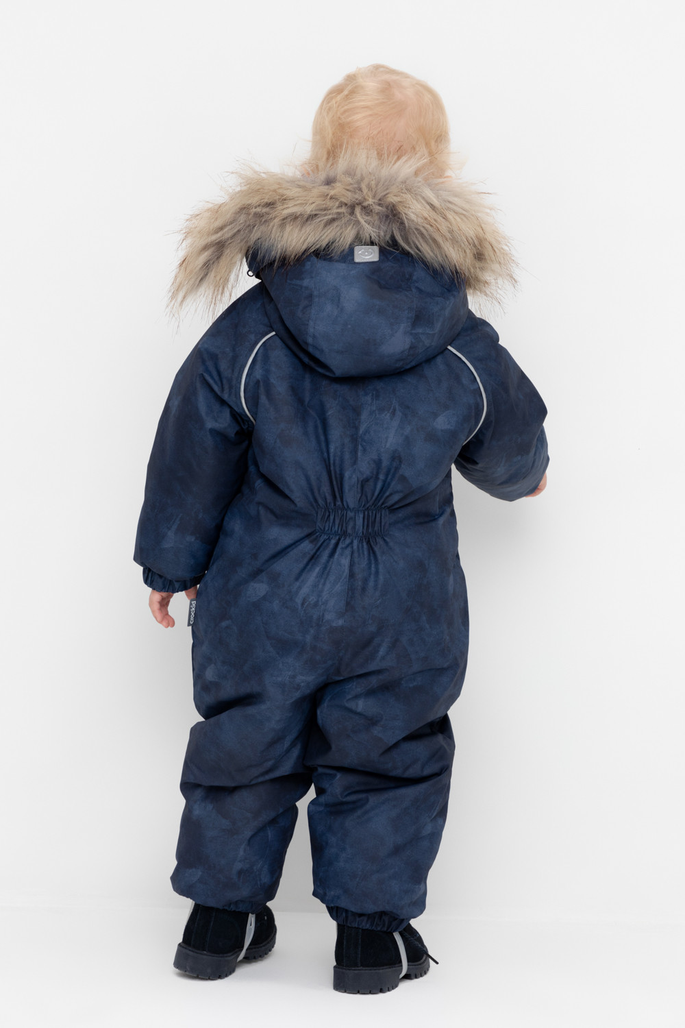 Комбинезоны утепленные для мальчика, артикул: ВК 60116/н/6 ГР, цвет: синий, фото 5