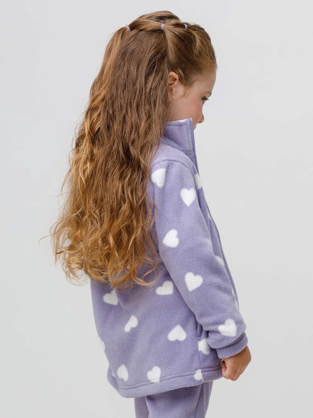 Куртка для девочки, артикул: ФЛ 34025/н/41 ГР, цвет: фиолетовый, фото 5