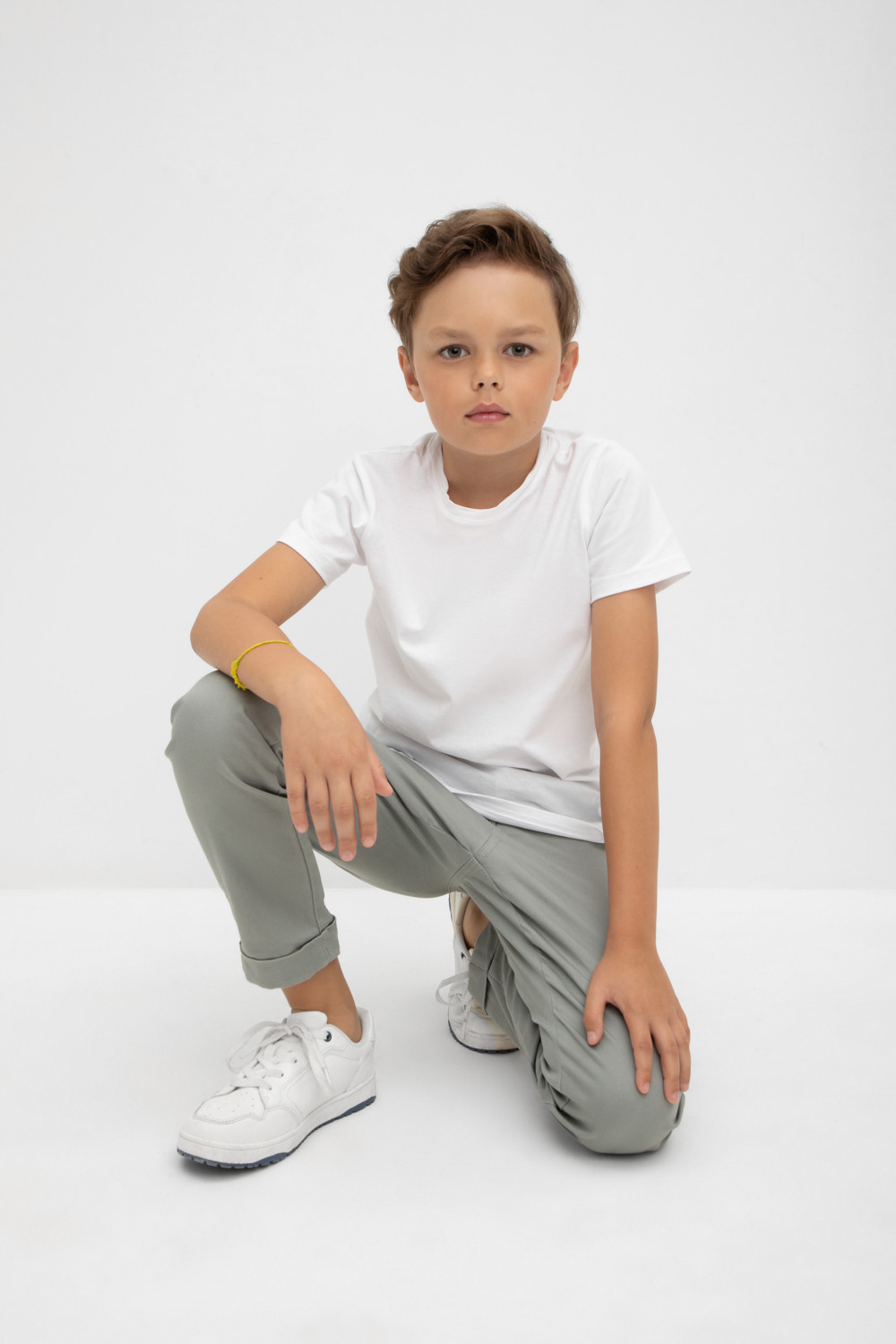 Брюки для мальчика, артикул: ТК 46141, цвет: зеленый, фото 5