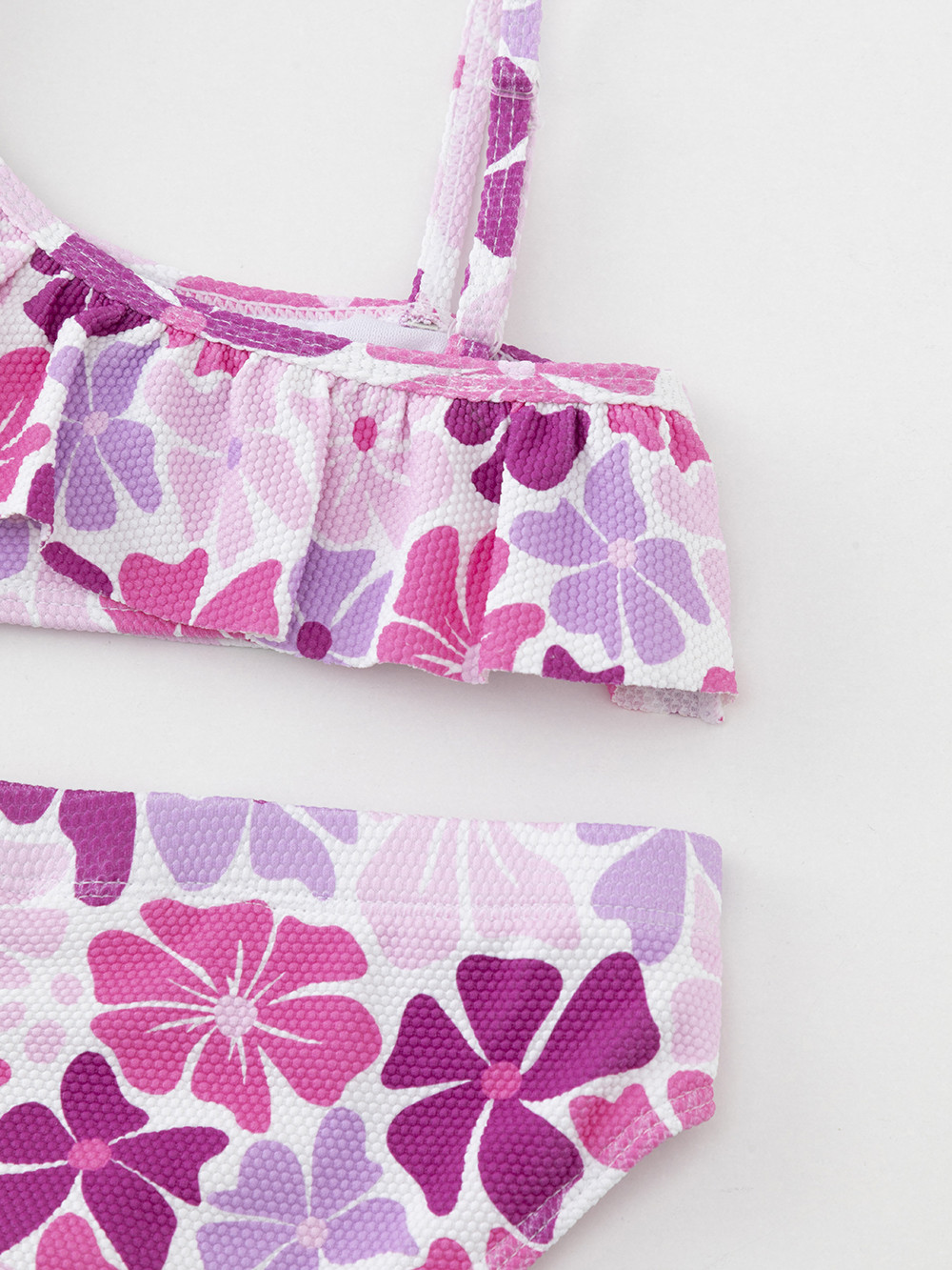 Купальник для девочки, артикул: ТК 17021/1н ФВ, цвет: белый, фото 5