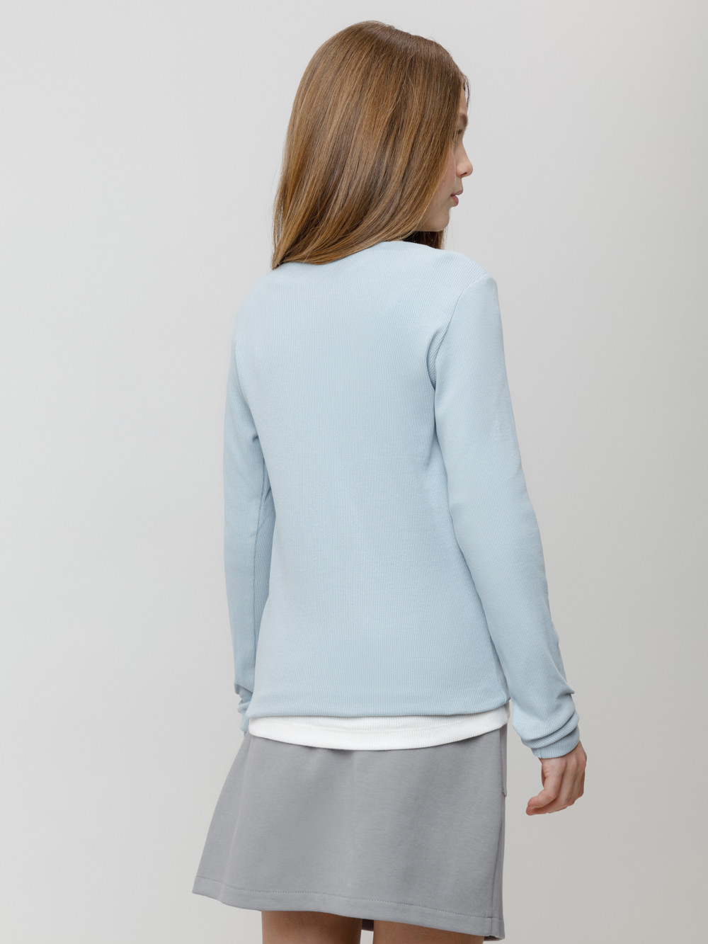 Юбка для девочки, артикул: КР 7153, цвет: серый, фото 5