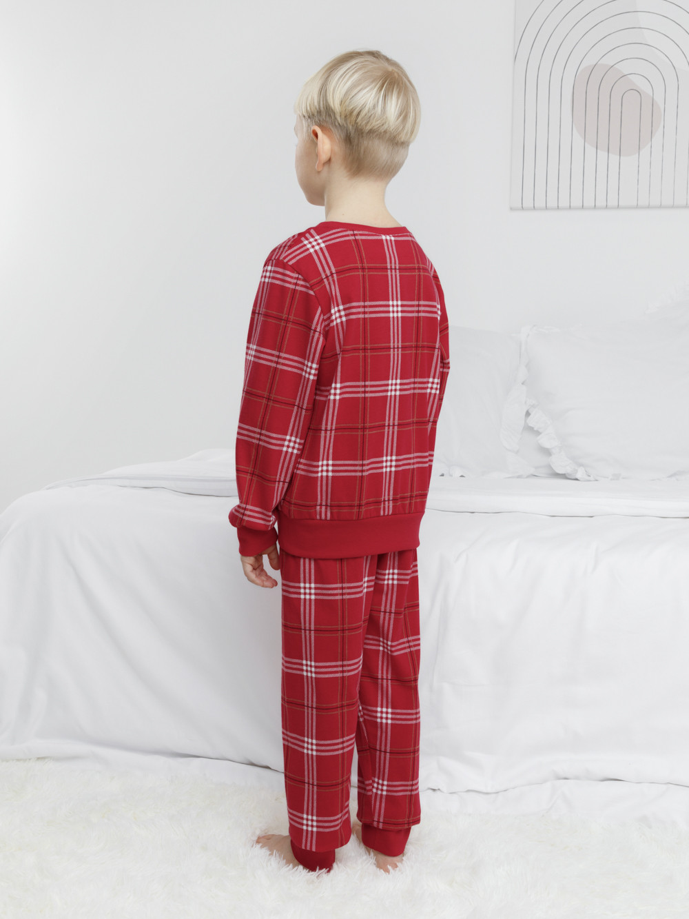 Пижамы, артикул: К 1664, цвет: красный, фото 5