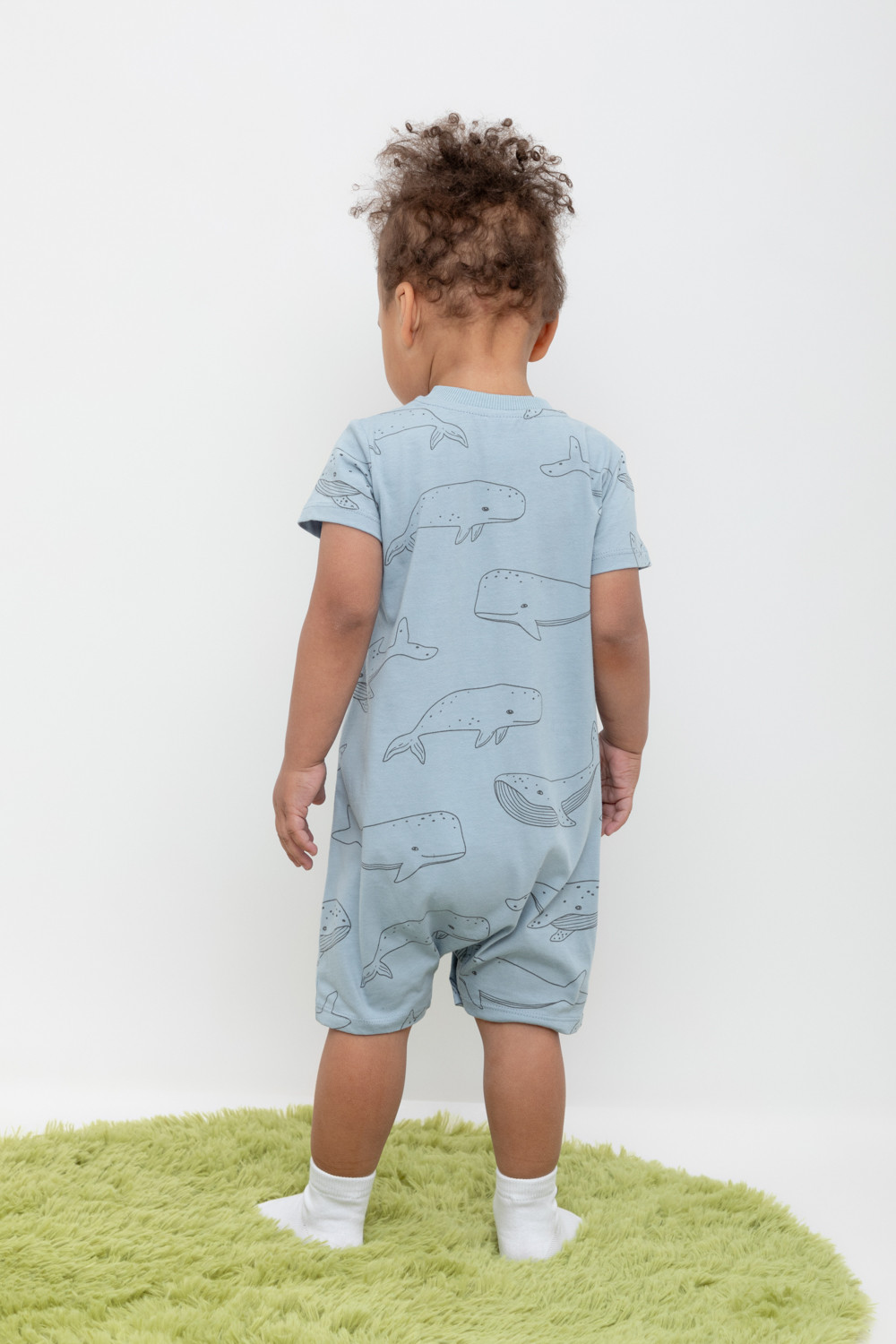 Полукомбинезон для мальчика, артикул: КР 6501, цвет: синий, фото 5