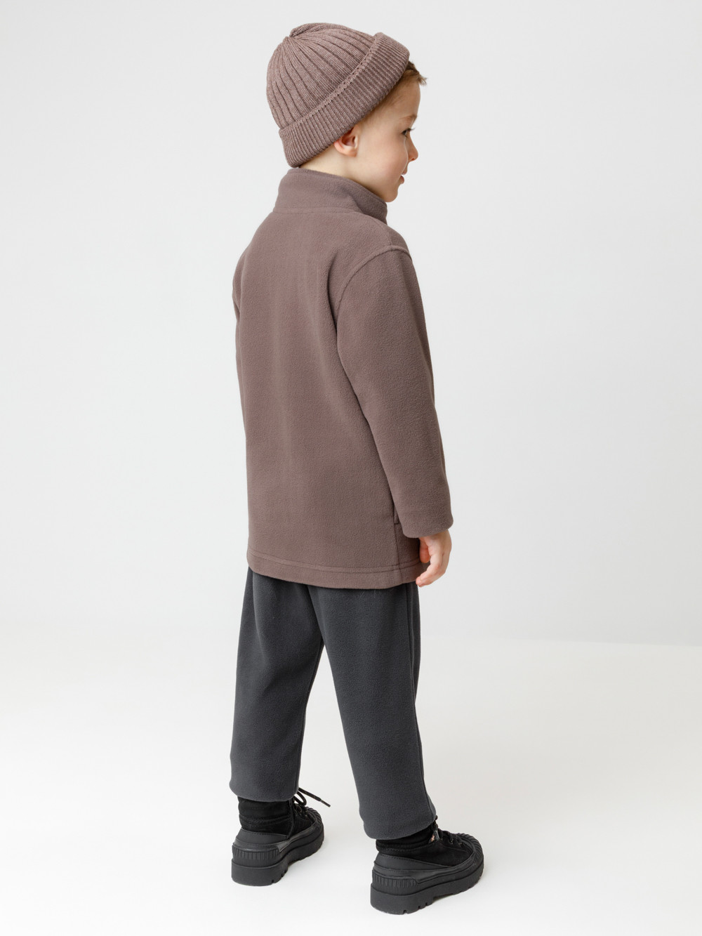 Брюки для девочки, артикул: ФЛ 40006-1/7 ГР, цвет: темно-серый, фото 5