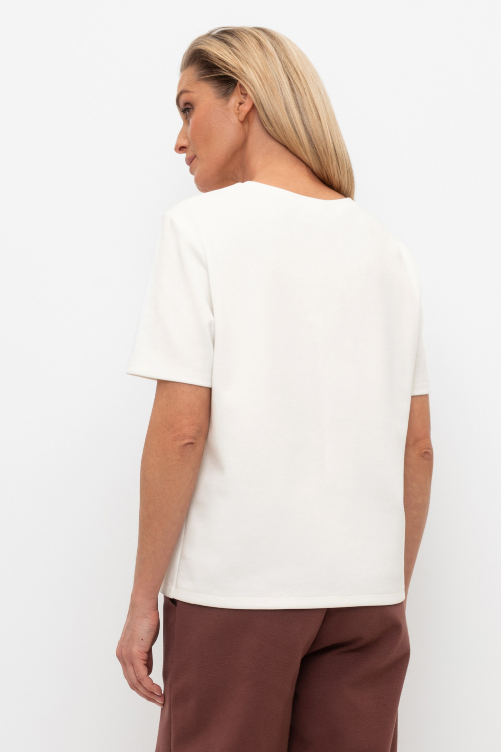 Футболки женские для мам, артикул: ЕВТ 3243, цвет: бежевый, фото 5