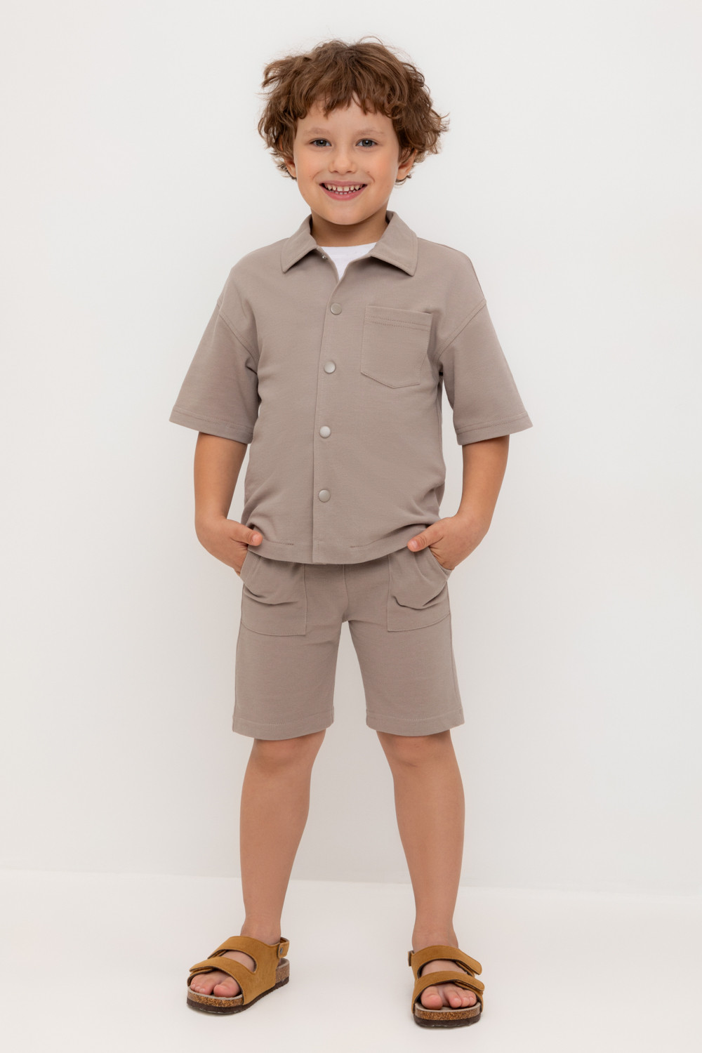 Шорты для мальчика, артикул: КР 400814-1, цвет: коричневый, фото 5