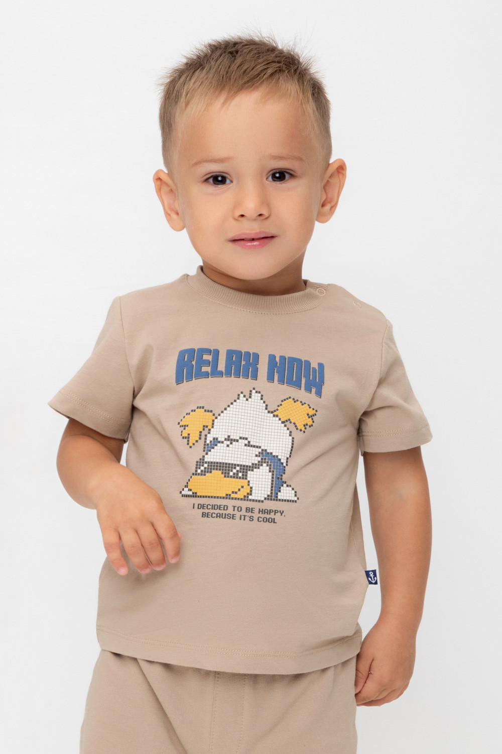 Футболка для мальчика, артикул: КР 302756, цвет: бежевый, фото 5