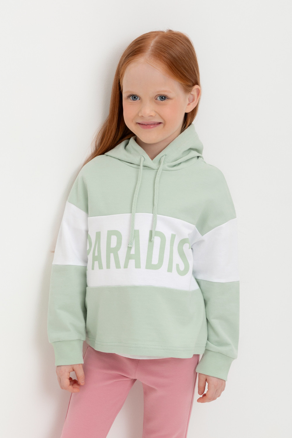 Джемпер для девочки, артикул: К 301691, цвет: голубой, фото 5