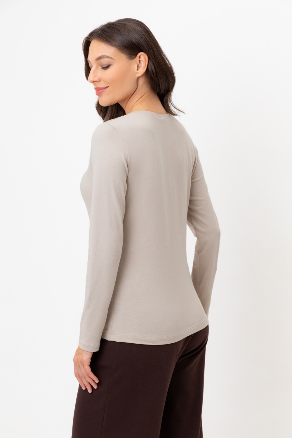 Джемперы женские для мам, артикул: ЕВТ 3263, цвет: бежевый, фото 5