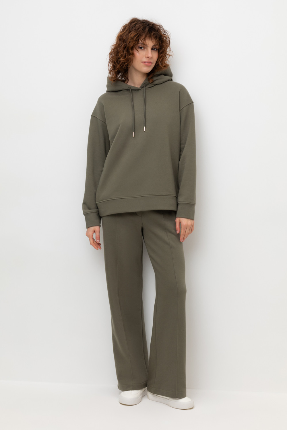 Брюки женские для мам, артикул: ЕВТ 4052/24, цвет: зеленый, фото 5