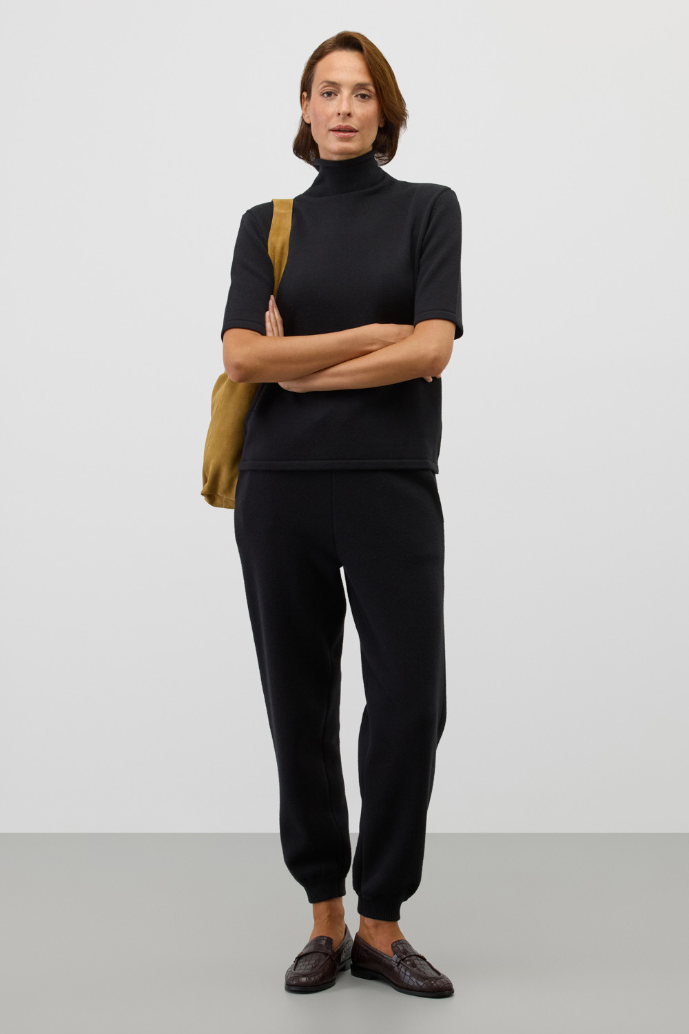 Брюки женские для мам, артикул: ЕВ 450/ш, цвет: черный, фото 5