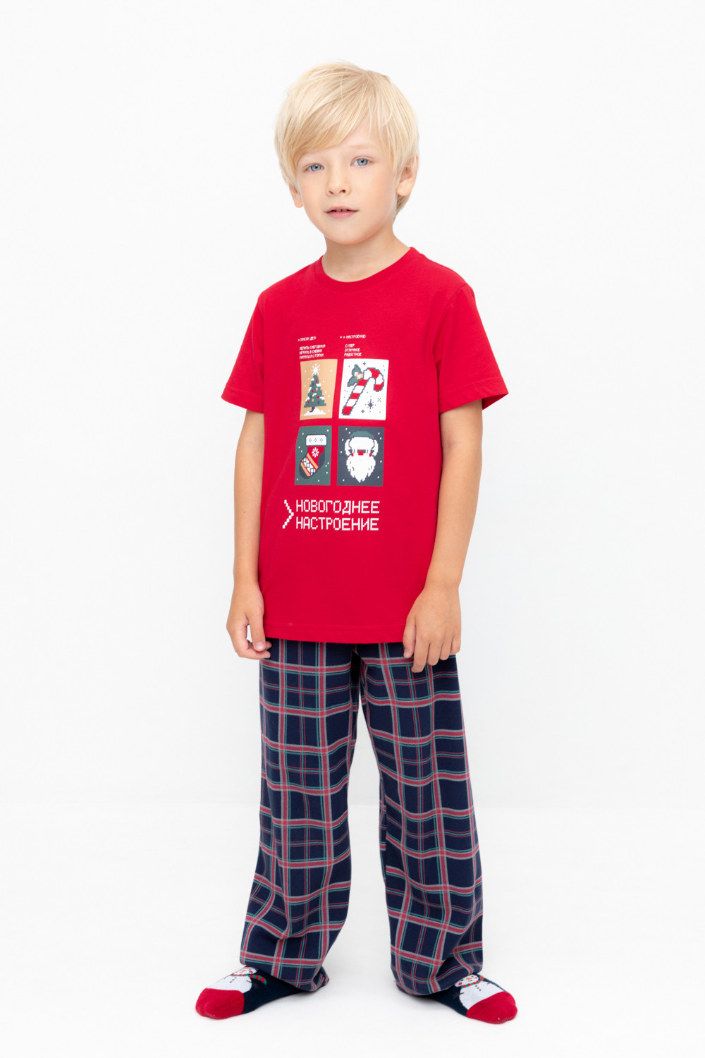 Пижама для мальчика, артикул: К 1599, цвет: красный, фото 5